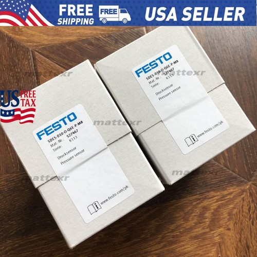 US FREE TAX New Festo SDE5-D10-O-Q6E-P-M8 527467 Pressure sensor | eBay