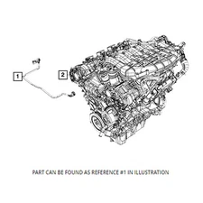 Genuine OEM Mopar Fuel Supply Pressure Sensor Tube 3 Way Wiring Kit For Ram 1500
