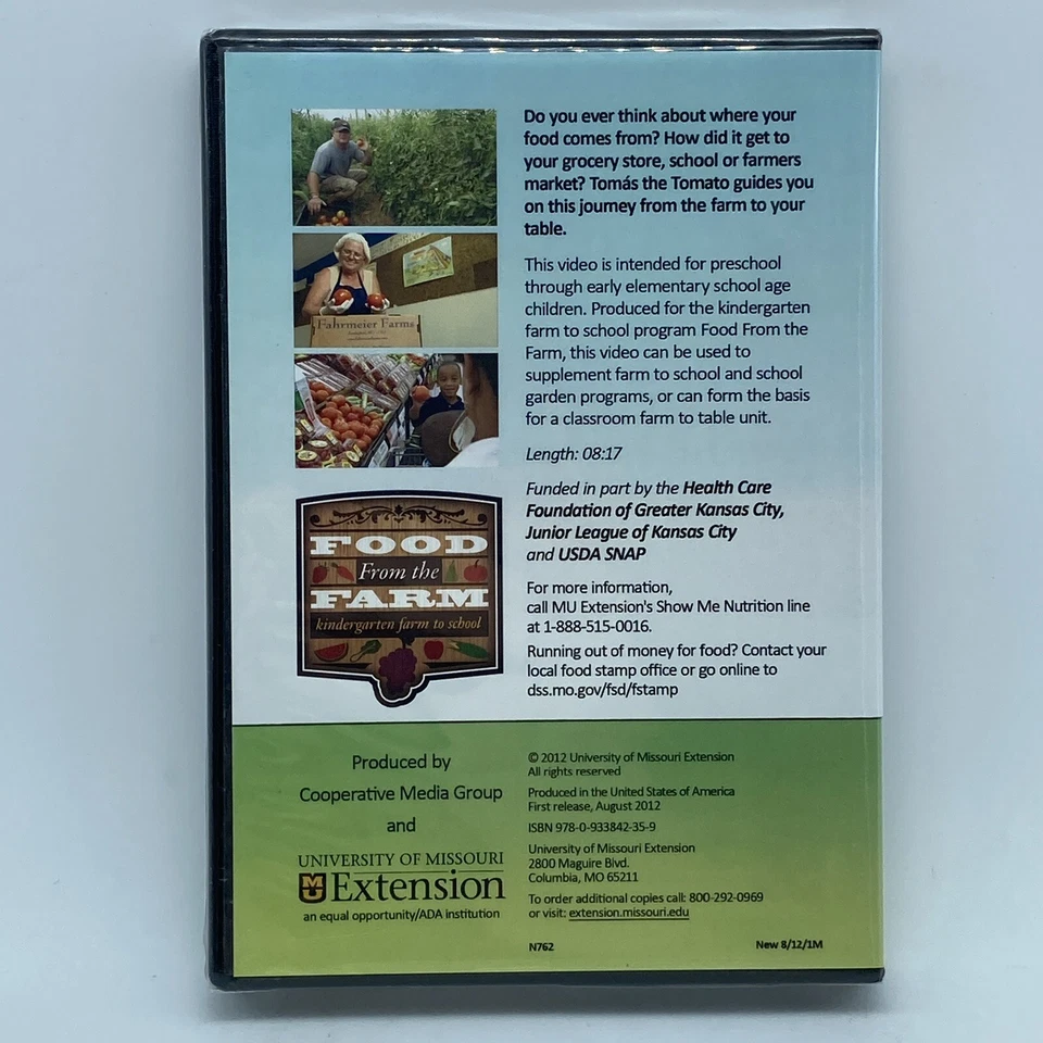 From the Farm to You DVD OOP 2012 MU Elementary Education Home School SEALED Foto 2 de 2
