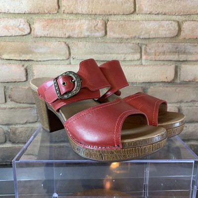 dansko red sandals
