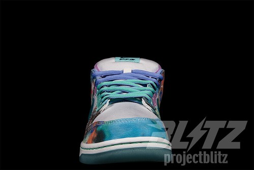 NIKE SB DUNK LOW OG QS FUTURA LABORATORIES BLEACHED AQUA Sz 7.5-12 HF6061-400 - Picture 10 of 12