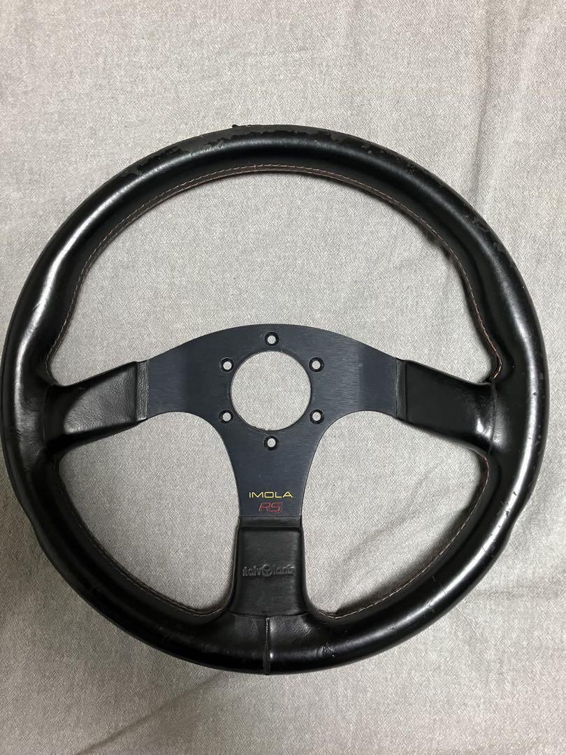 Italvolanti IMOLA RS Steering Wheel 350mm Made in Italy F/S Italvolanti IMOLA RS Steering Wheel 350mm Made in Italy F/S