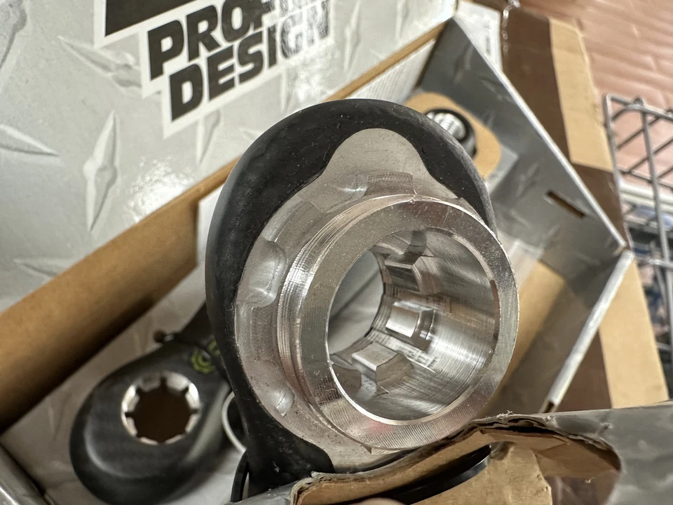 Juego de bielas de carretera Profile Racing Elite Pro Octalink negras 172,5 mm aluminio/carbono Foto 3 de 4