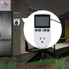 LCD DIGITAL PLUG IN THERMOSTAT TIMER SWITCH S...