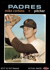 1971 Topps #179 Mike Corkins Padres 2 - GOOD