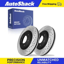 Front Drilled Slotted Brake Rotors for Nissan TITAN Armada INFINITI QX80
