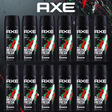 Axe Africa Deodorant Body Spray 12 Pack 150ml Geranium Vanilla Bulk Case