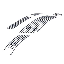 Fits 2006-2013 Chevy Impala W/ Fog Light Stainless Chrome Billet Grille Combo