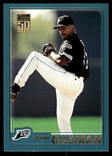 Juan Guzman 2001 Topps #543 Devil Rays MLB READ FREE SHIPPING AutographDen