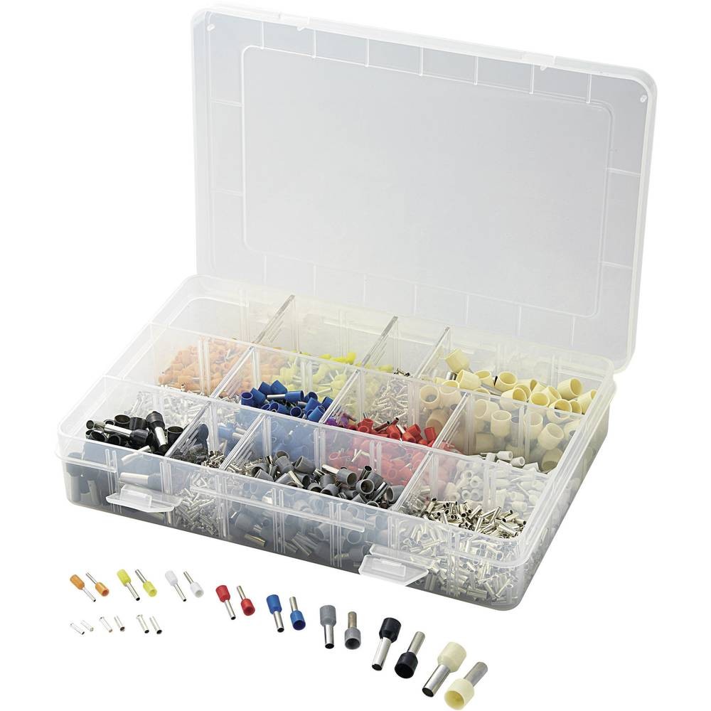 Embouts de câblage TRU COMPONENTS 737030 anti court-circuit pour fils souples 0.5 à 1 mm²