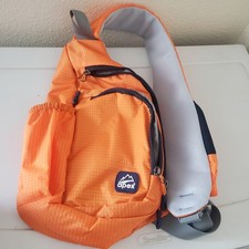 Apex Orange Sling Backpack Hiking Travel Daypack Shoulder Bag Lightweight