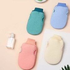 Exfoliating Body Scrub Mitt Shower Glove Bath Spa Skin Peeling Massage UK