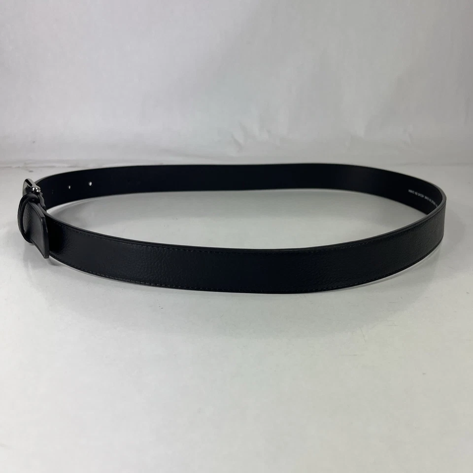 Cinturón de vestir negro H&M - imitación cuero - para mujer talla 36 Foto 3 de 4