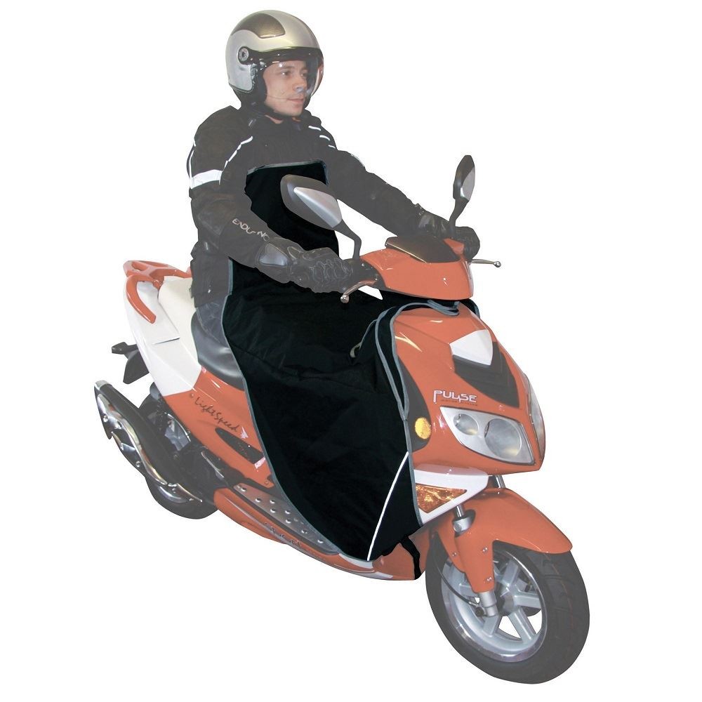 Bike It Chase Scooter Apron Leg Cover Commuter Winter Covers Black Plain