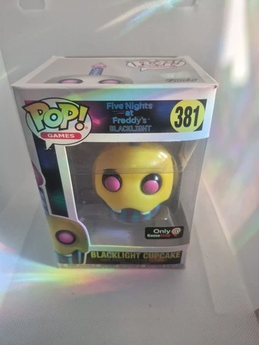 Funko Pop! Five Nights At Freddy's Blacklight Cupcake #381 GameStop Exclusive