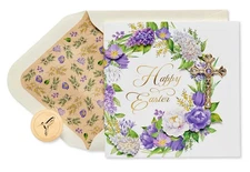 Papyrus Religious Easter Card (God's Love) Cross Charm