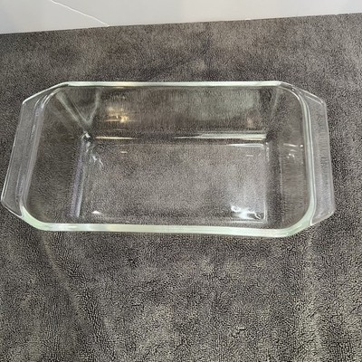 PYREX Loaf Pan Baking Dish #215 B Clear 9x5x3 Vintage USA 1.5 qt