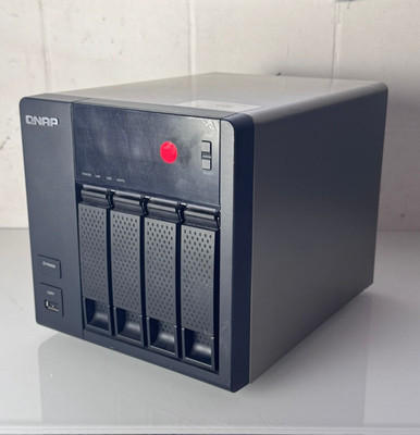 QNAP TS-419P II NAS Tower Ethernet LAN schwarz 4 x CADDY ohne Netzteil