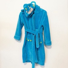 Petitlem Blue Tiger Bathrobe Kids size 4Y