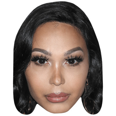 Alexia Garcia (Make Up) Celebrity Mask, Flat Card Face, Fancy Dress Mask