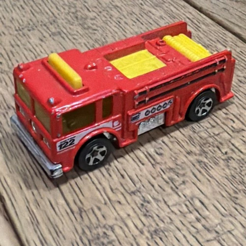 Vintage 1976 Hot Wheels Red & Yellow Fire Eater Fire Truck Diecast