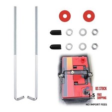 10" 304 Stainless Steel Car Battery Hold Down Bolt Kit,Cuttable Car Battery