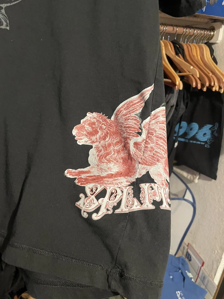 Polo Split Estilo Affliction Y2K Gótico Estilo Emo Skategang - Imagem 4 de 4