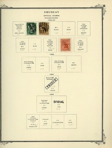 URUGUAY Scott Specialty Album Page Lot #41 - SEE SCAN - $$$