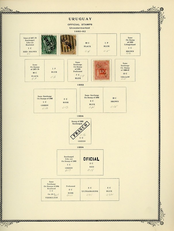 URUGUAY Scott Specialty Album Page Lot #41 - SEE SCAN - $$$