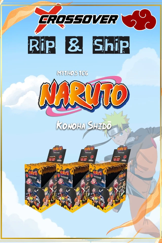 Naruto Mythos Second Edition Displays.