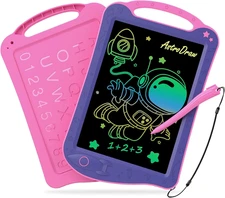 Astrodraw Drawing Pad Toys, Colorful LCD Writing Tablet for Kids, Doodle Board f