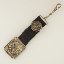 Antique Silver Chatelaine Pocket Watch Chain for Men's fusee repeater tourbillon