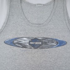 1998 DESTINATION HARLEY-DAVIDSON TANK TOP GRAY SZ M LEGEND IN THE MAKING 