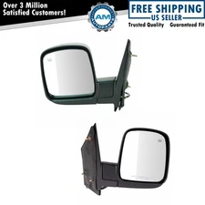 Folding Power Heated Side Mirrors LH & RH Pair Set of 2 for 03-07 Express Savana