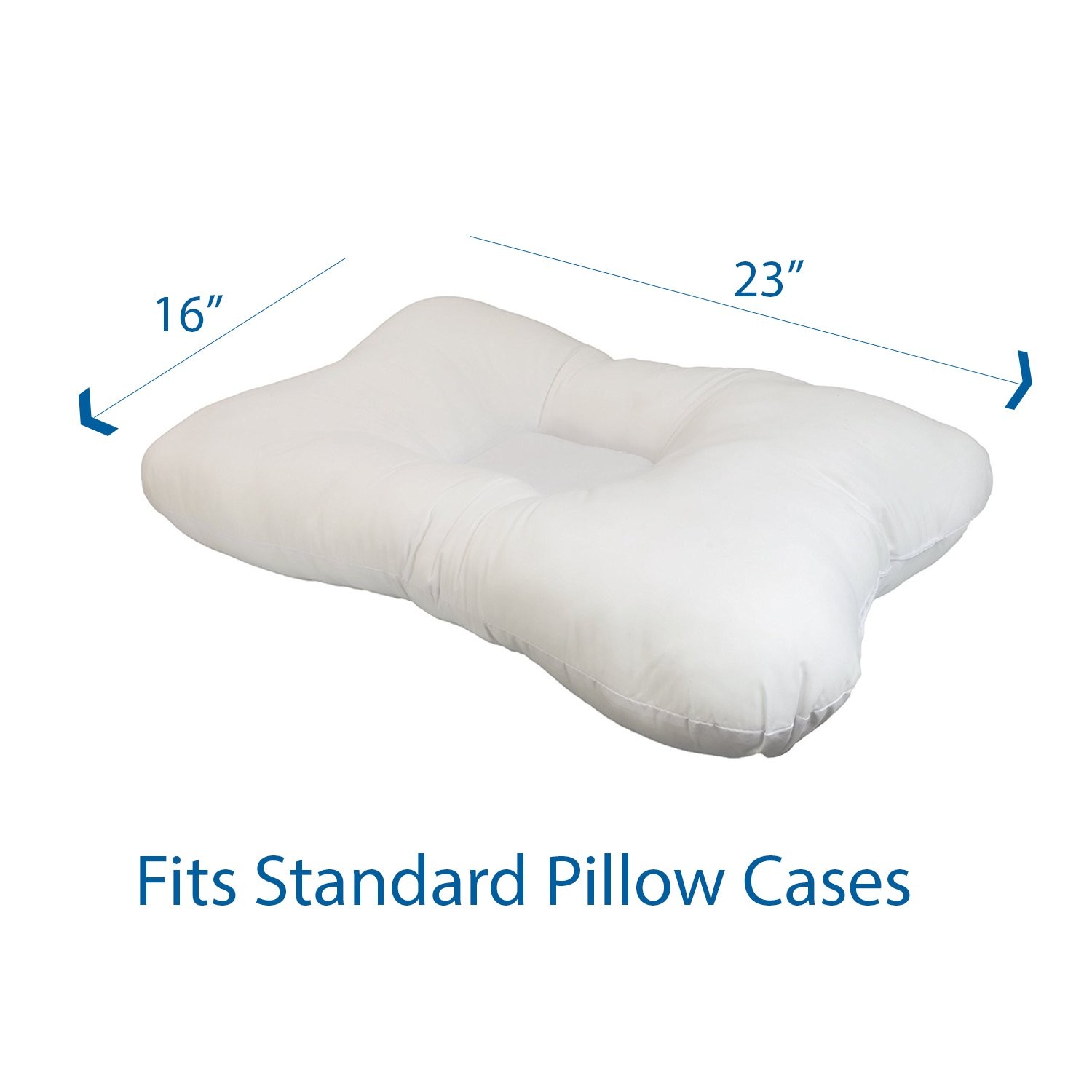 Roscoe Medical Cervical Pillow 16 X 23 Inch White PP3113 1 Ct