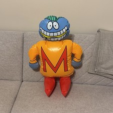 Rare The Letter People Mr. M Mr. Munching Mouth Inflatable Display Vintage 1997