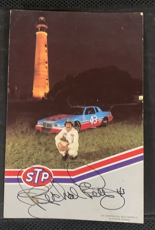 1985 Richard Petty Autographed Postcard