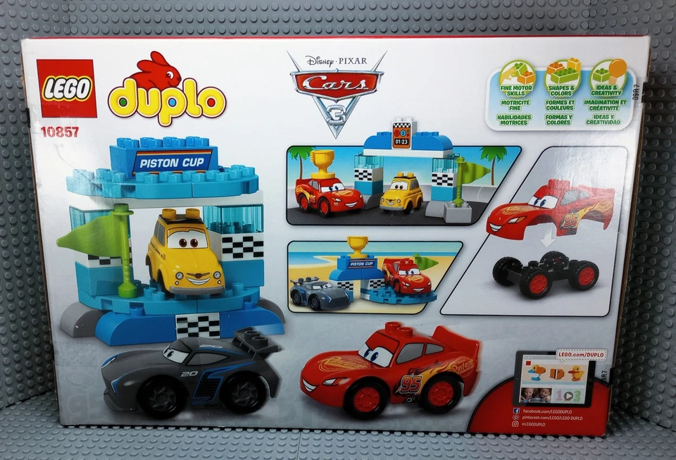 LEGO - 10857 - Piston Cup Race - Retirado - NUEVO - DUPLO - Coches 3 - ¡Envío rápido! Foto 3 de 4