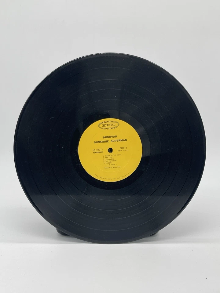 DONOVAN SUNSHINE SUPERMAN 12" LP VG+ VINYL RECORD EPIC - Image 3 of 4