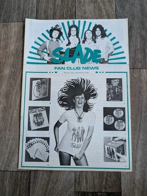 SLADE - 1974 Fan Club News Magazine - Image 1 of 4