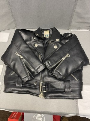 Harley-Davidson Leather Motorcycle Jacket Kids Size 24M