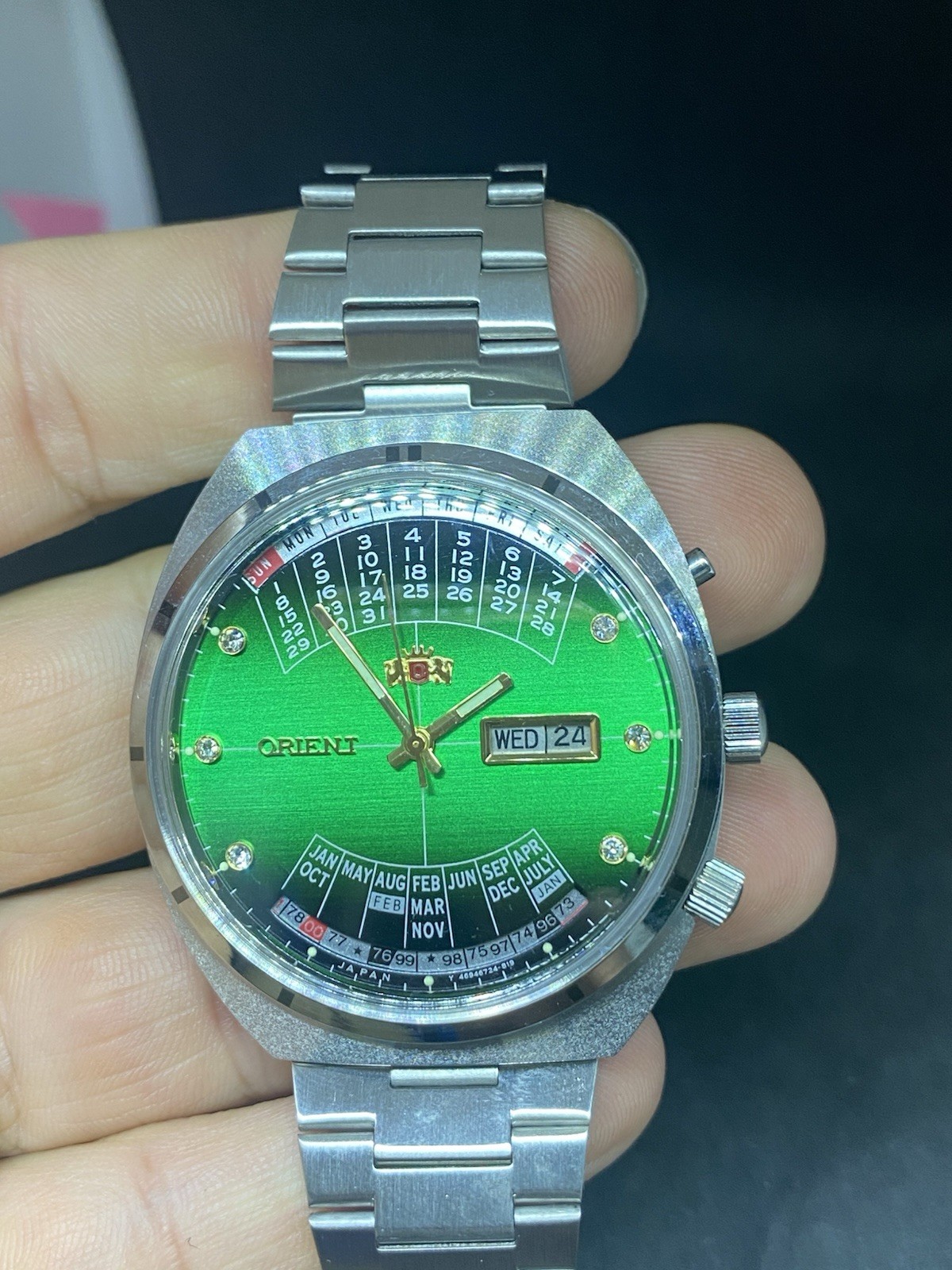 J Watch Multi Calendar Automatic 21 Japan  Made Orient - vintagewatches.pk