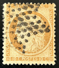 Timbre  N° 36 Oblitération Etoile de Paris Pleine   Cote 110 € TB voir SCANS