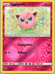 Jigglypuff 41/68 Hidden Fates Reverse Holo