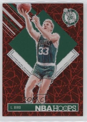 2024 Panini NBA Hoops Tribute Premium Red Lazer Prizm 9/99 Larry Bird HOF 1q9j