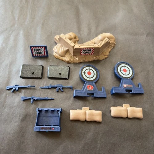 1985 HASBRO GI JOE COBRA RIFLE RANGE UNIT BATTLEFIELD SET COMPLETE MT-