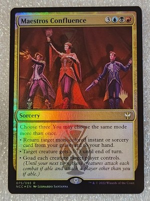 MAESTROS CONFLUENCE MTG Streets of New Capenna Commander FOIL PROMO d