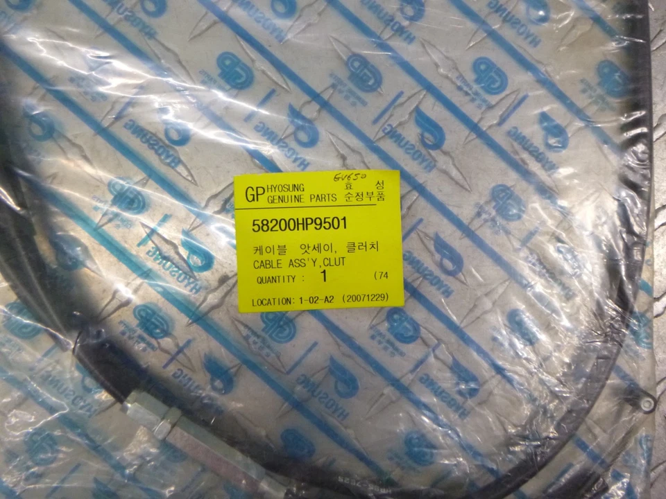 Cable de embrague Hyosung GV650 ATK ST7 Pro Avitar Aquila Mirage OEM 58200HP9501 Foto 3 de 3