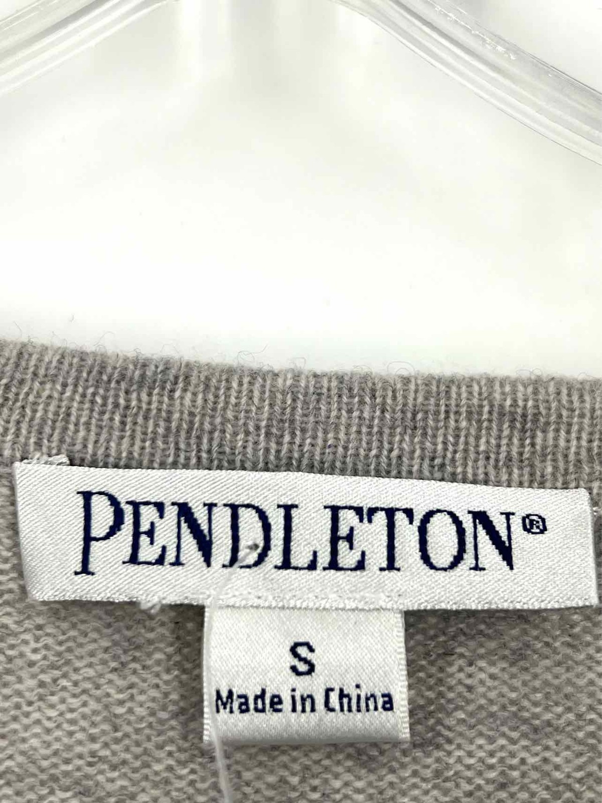 Pendleton Size S Gray Flounce Cashmere Designer C… - image 2