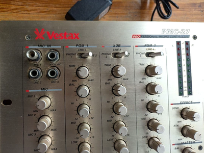 Vestax PMC-27 DJ Mixer Professional Mixing Controller | eBay